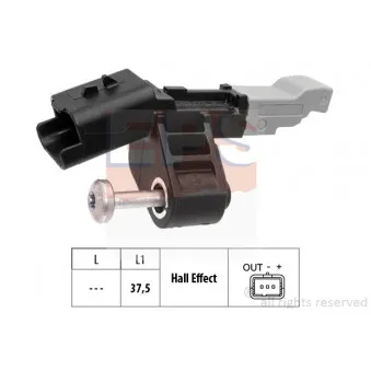 Capteur d'angle, vilebrequin EPS 1.953.806 pour PEUGEOT 208 1.2 PureTech 130 - 131cv