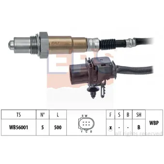 Sonde lambda EPS 1.998.435 pour FORD C-MAX 2.0 Energi - 185cv