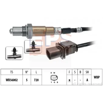 Sonde lambda EPS OEM 1618HG