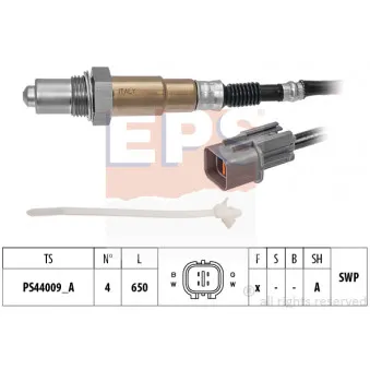 Sonde lambda EPS 1.998.550 pour KIA PRO CEED 1.4 T-GDI - 140cv