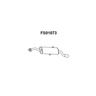 Faurecia FS01073 - Silencieux arrière