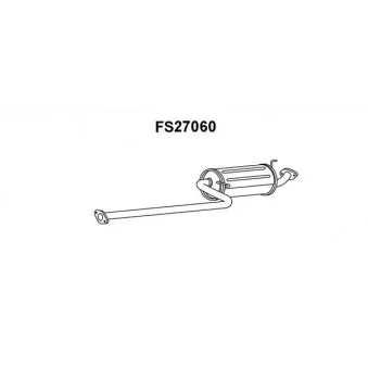 Silencieux arrière Faurecia [FS27060]