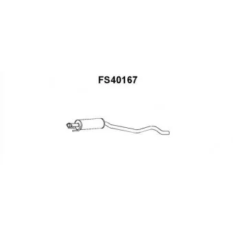 Faurecia FS40167 - Silencieux central