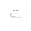 Tuyau d'échappement Faurecia [FS43028]