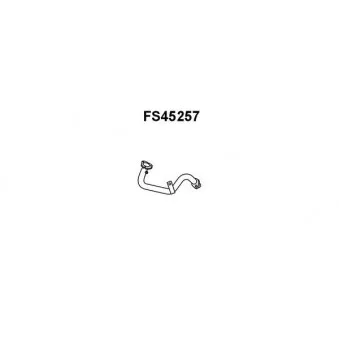 Faurecia FS45257 - Tuyau d'échappement