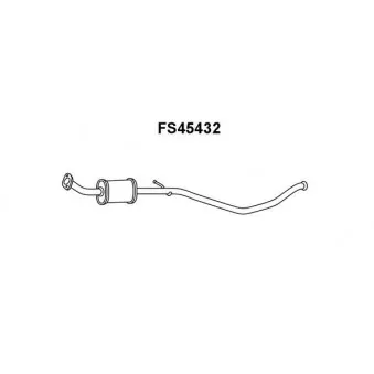 Faurecia FS45432 - Silencieux avant