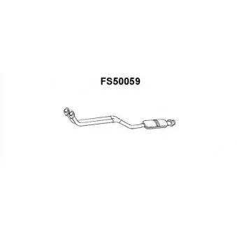 Faurecia FS50059 - Silencieux avant