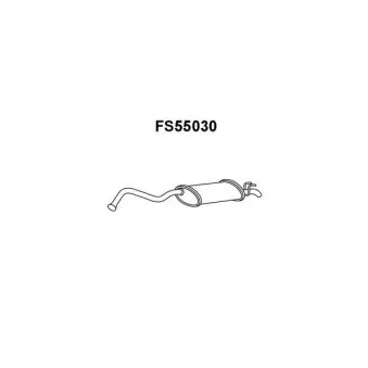 Silencieux arrière Faurecia [FS55030]