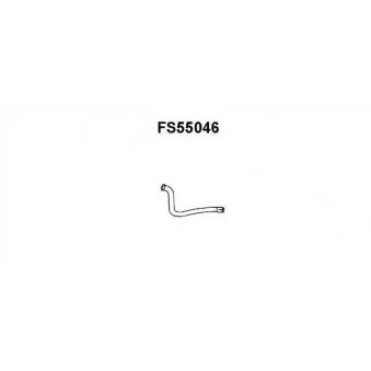 Faurecia FS55046 - Tuyau d'échappement