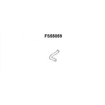 Faurecia FS55059 - Tuyau d'échappement