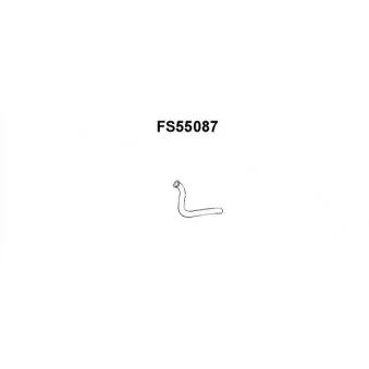 Faurecia FS55087 - Tuyau d'échappement