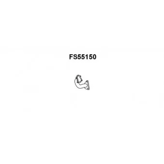 Faurecia FS55150 - Tuyau d'échappement