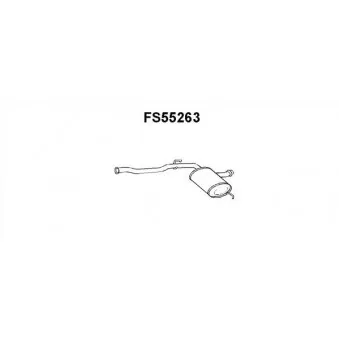 Faurecia FS55263 - Silencieux central