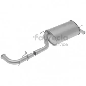 Silencieux arrière Faurecia [FS55458]