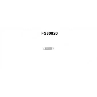 Faurecia FS80020 - Tuyau d'échappement