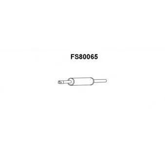 Faurecia FS80065 - Silencieux avant