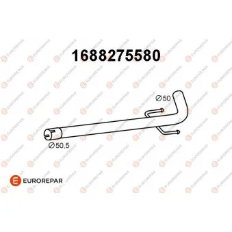 EUROREPAR 1688275580 - Tuyau d'échappement