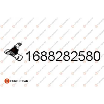 EUROREPAR 1688282580 - Bandes de caoutchouc, échappement