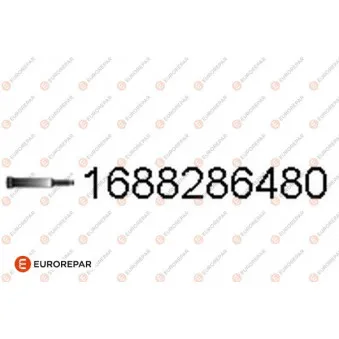 EUROREPAR 1688286480 - Vis, système d'échappement