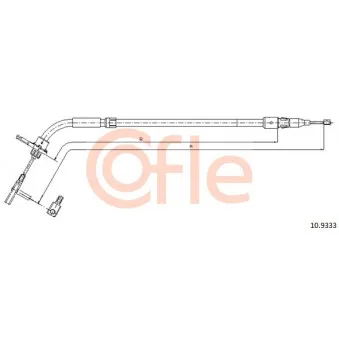 Tirette à câble, frein de stationnement COFLE OEM 1694201185