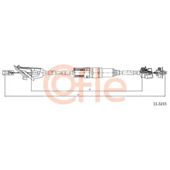 COFLE 11.3215 - Tirette à câble, commande d'embrayage