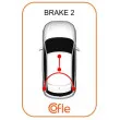 COFLE 11.5953 - Tirette à câble, frein de stationnement