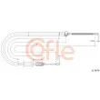 Tirette à câble, frein de stationnement COFLE [11.6678]