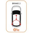 COFLE 1171.12 - Tirette à câble, frein de stationnement
