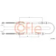 Tirette à câble, frein de stationnement COFLE [17.2751]