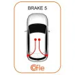 COFLE 17.4045 - Tirette à câble, frein de stationnement arrière gauche