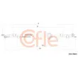 Tirette à câble, boîte de vitesse manuelle COFLE [2CB.FD022]