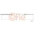 Tirette à câble, frein de stationnement COFLE [491.5]