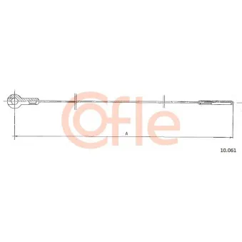 COFLE 92.10.061 - Câble d'accélération