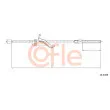 Tirette à câble, frein de stationnement COFLE [92.10.5369]