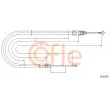 COFLE 92.10.6224 - Tirette à câble, frein de stationnement