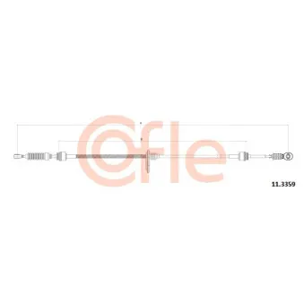 Tirette à câble, boîte de vitesse manuelle COFLE 92.11.3359 pour MERCEDES-BENZ CLASSE V V 220 CDI - 122cv