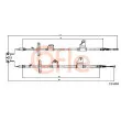 COFLE 92.11.5783 - Tirette à câble, frein de stationnement
