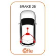 COFLE 92.11.5844 - Tirette à câble, frein de stationnement
