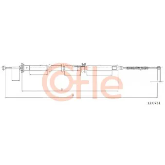 Tirette à câble, frein de stationnement COFLE OEM 474642