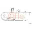 Tirette à câble, frein de stationnement COFLE [92.17.1078]