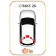 COFLE 92.1E.LR005 - Tirette à câble, frein de stationnement
