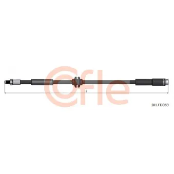 COFLE 92.BH.FD069 - Flexible de frein