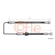 Flexible de frein avant gauche COFLE [92.BH.KI012]