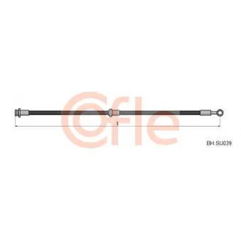 COFLE 92.BH.SU039 - Flexible de frein