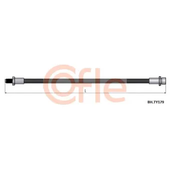 COFLE 92.BH.TY179 - Flexible de frein