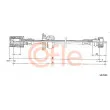 COFLE 92.S07083 - Câble flexible de commande de compteur