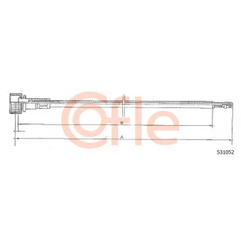 Câble flexible de commande de compteur COFLE [92.S31052]