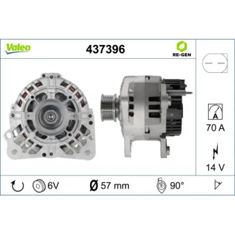 Alternateur VALEO OEM 036903026A
