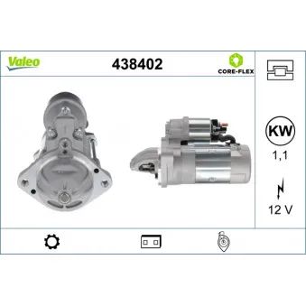 Démarreur VALEO OEM 12417788680