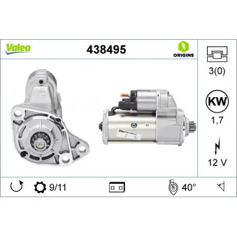 Démarreur VALEO OEM 068911023G